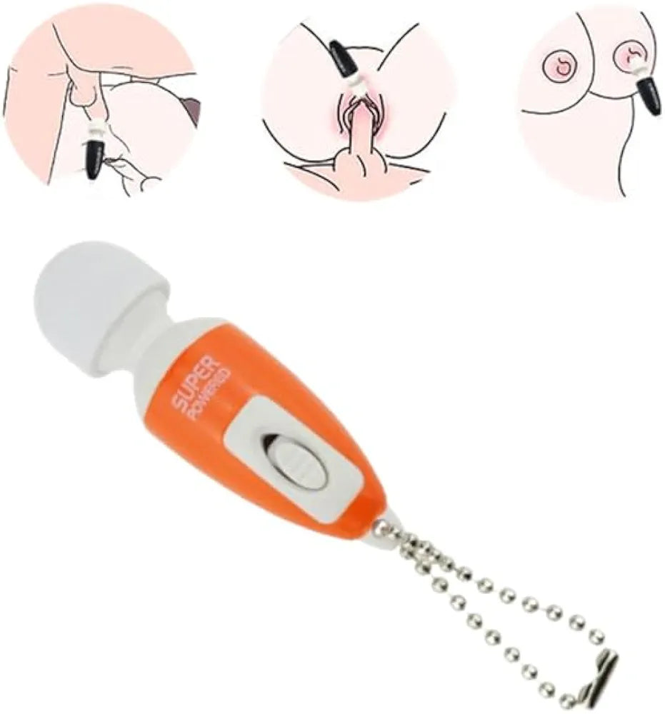 Compact Cordless G-Spot and Clitoral Wand Massager for Targeted Stimulation