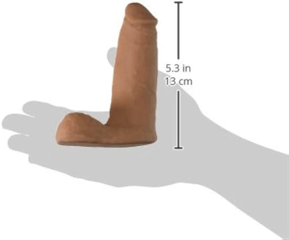 Doc Johnson Pack It Realistic Flaccid Prosthetic Penis - Caramel Lite