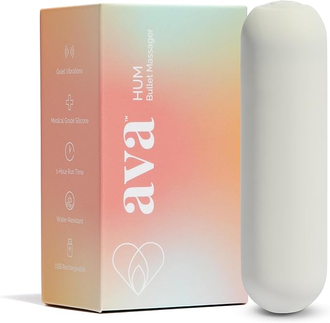 Ava Mini Bullet Clitoral and G-Spot Vibrator - Discreet Personal Massager for Women