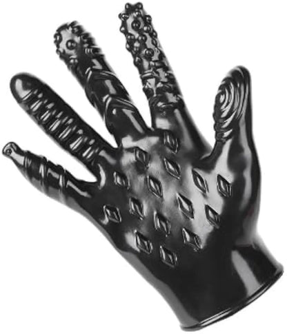 Silicone Ribbed Finger Massager for Couples Intimate Play