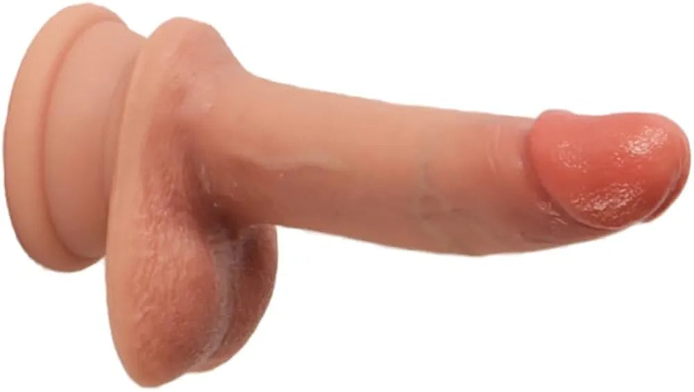 3-Inch Realistic Mini Silicone Dildo for Beginners with Suction Cup