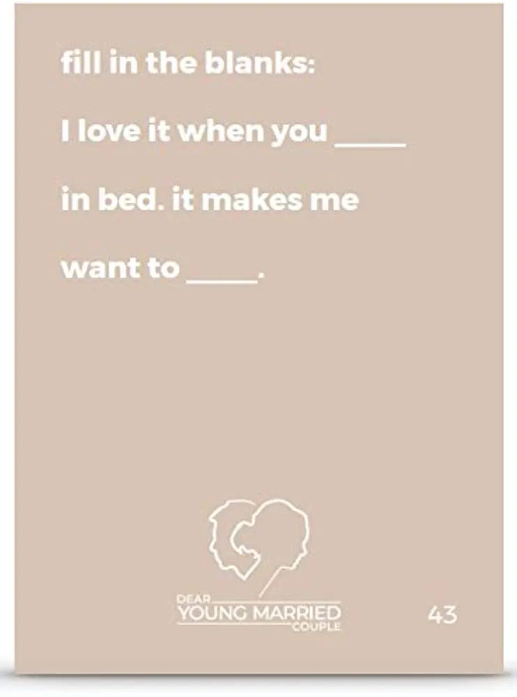 Intimacy Conversation Starter Deck: 52 Relationship Building Questions for Couples