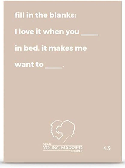 Intimacy Conversation Starter Deck: 52 Relationship Building Questions for Couples
