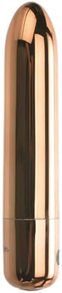 Eve's 10-Function Rechargeable Mini Bullet Massager - Compact Copper Pleasure Wand for Women