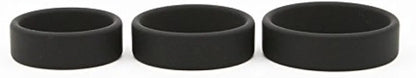 Premium Silicone Cock Ring Set - 3-Piece Erection Enhancement Kit for Men