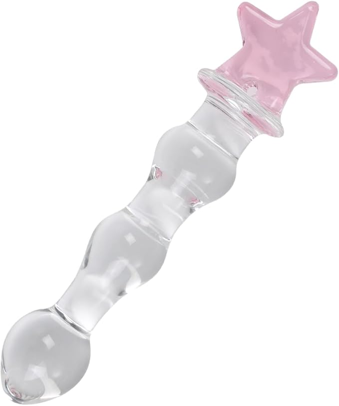 Premium Crystal Glass Pleasure Wand for G-Spot Stimulation and Intimate Massage