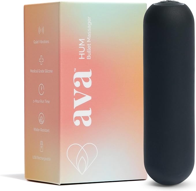Ava Mini Bullet Clitoral and G-Spot Vibrator - Discreet Personal Massager for Women