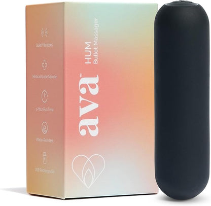 Ava Mini Bullet Clitoral and G-Spot Vibrator - Discreet Personal Massager for Women