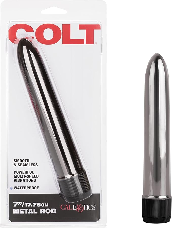 CalExotics COLT Premium Stainless Steel Vibrating Wand - 6.25 Inch