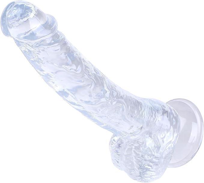 7-Inch Realistic Silicone Dildo with Suction Cup - Soft Pink, Beginner-Friendly G-Spot and Anal Stimulator