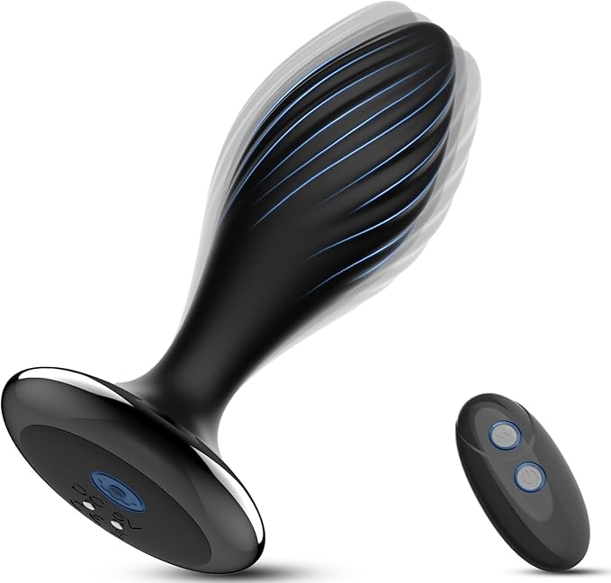 Smart App-Controlled 360-Degree Rotating Prostate Massager and Anal Stimulator