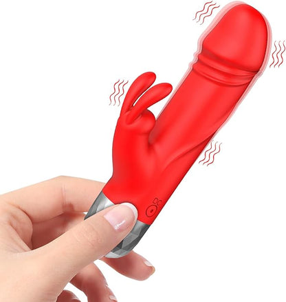 12-Mode Silicone G-Spot and Clitoral Vibrator for Targeted Pleasure
