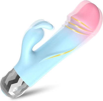 12-Mode Silicone G-Spot and Clitoral Vibrator for Targeted Pleasure