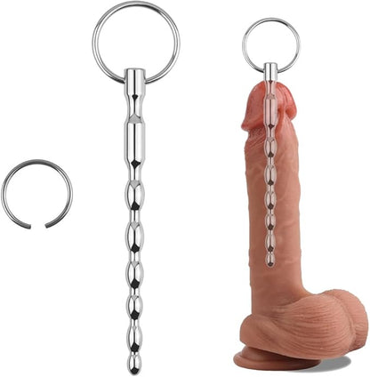 Premium Stainless Steel Urethral Sound Dilator for Men - Medical Grade Stimulation Toy