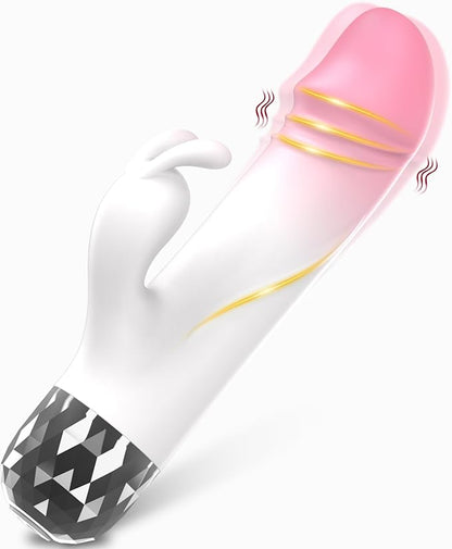 12-Mode Silicone G-Spot and Clitoral Vibrator for Targeted Pleasure