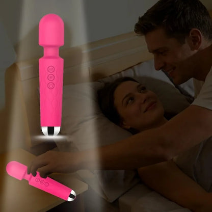 Premium Rechargeable Wand Massager with 160 Vibration Modes for Targeted Clitoral and G-Spot Stimulation