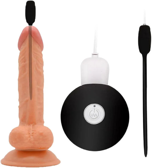 Premium Men's Remote Control Solo Sounding Stick and Urethral Plug Kit - Ideal Gift for Valentine's Day and Bachelorette Parties