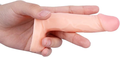 4.3-Inch Realistic Lifelike Dildo for Beginners - G-Spot Stimulator and Anal Training Toy