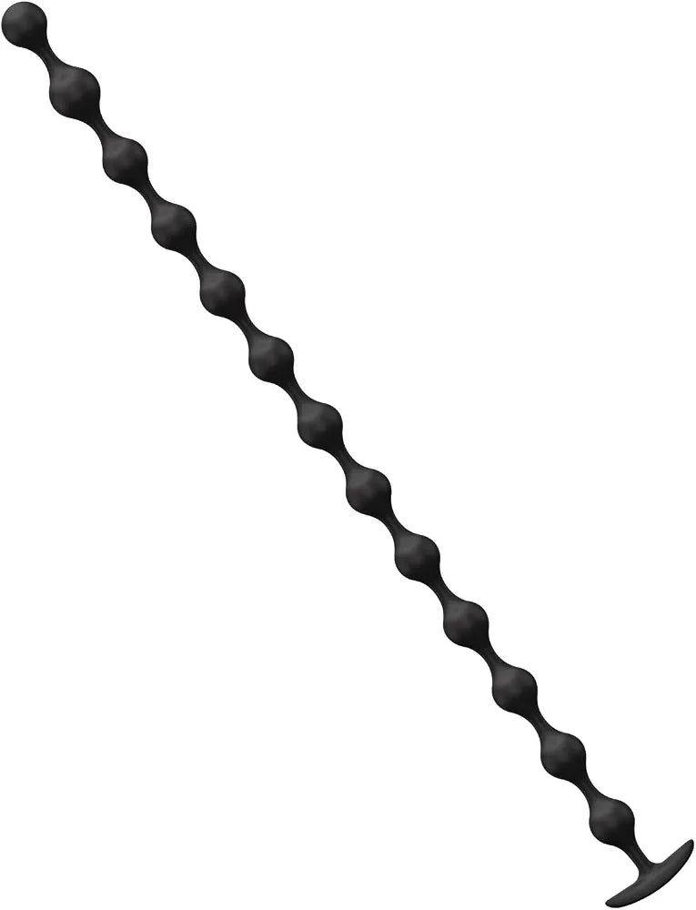 Extra Long 22-Inch Flexible Silicone Anal Bead Trainer for Prostate and Intimate Massage