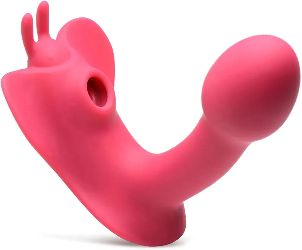 Butterfly Air-Pulse Clitoral Sucking Vibrator with Remote Control, 10 Suction Modes & 10 Vibration Patterns