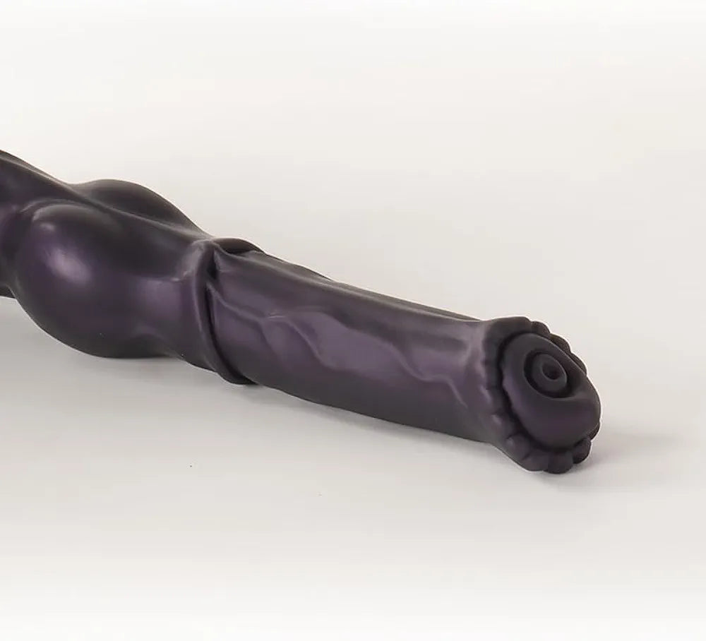 11-Inch Knot Monster Fantasy Dildo with Suction Cup - Soft Silicone G-Spot Anal Toy