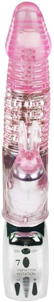 Premium Dual-Motor Rotating Rabbit Vibrator with Bead Stimulation and G-Spot Massager