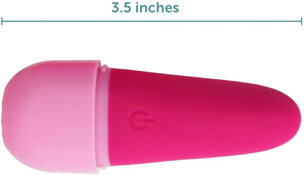 plusOne Rechargeable Silicone Bullet Vibrator - 10 Vibration Modes, Waterproof & Quiet