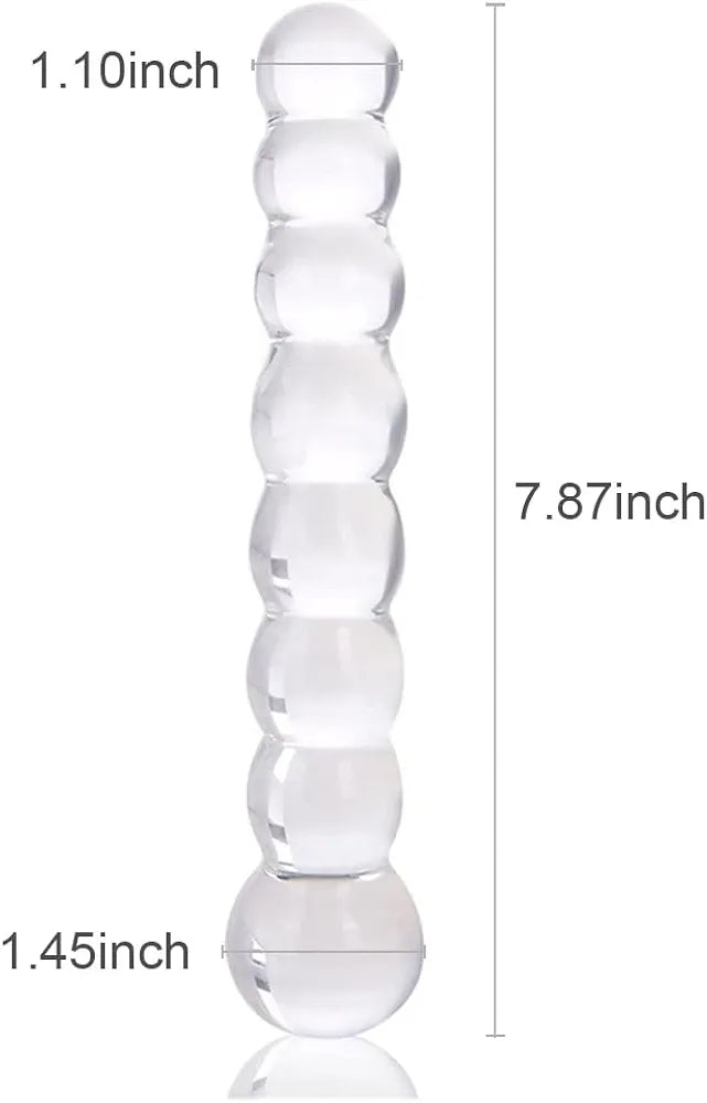 Premium Borosilicate Glass G-Spot Pleasure Wand for Couples
