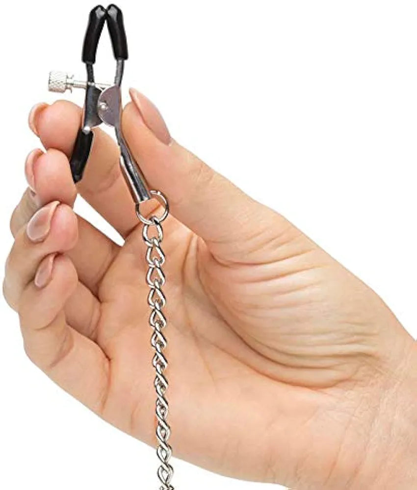 Adjustable Non-Piercing Nipple and Clitoral Stimulation Clips for Couples