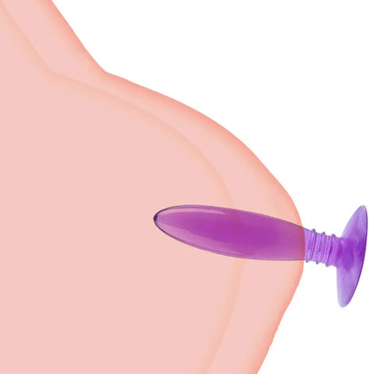 Beginner-Friendly Silicone Anal Training Plug Set with Suction Base