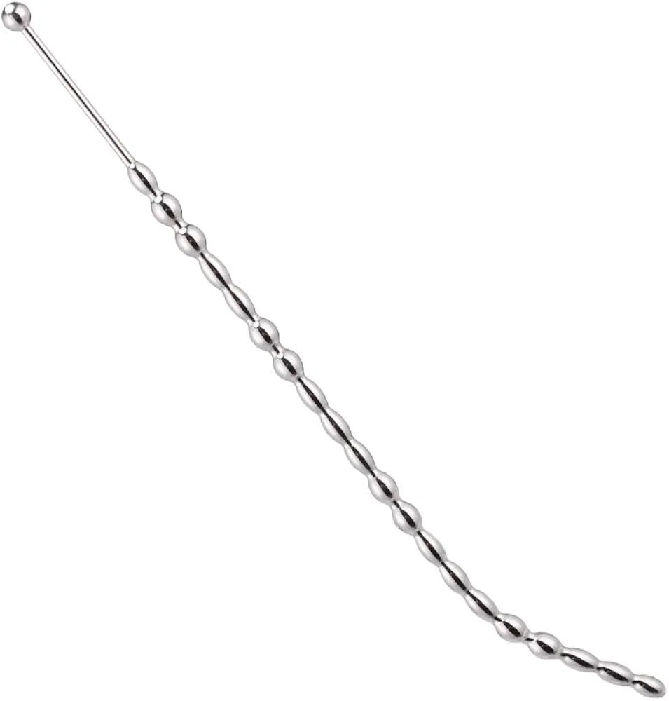 Premium Stainless Steel Multi-Bead Urethral Sound Dilator and Penis Plug for Men