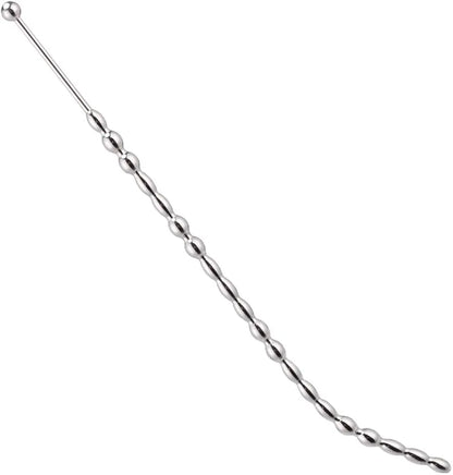 Premium Stainless Steel Multi-Bead Urethral Sound Dilator and Penis Plug for Men