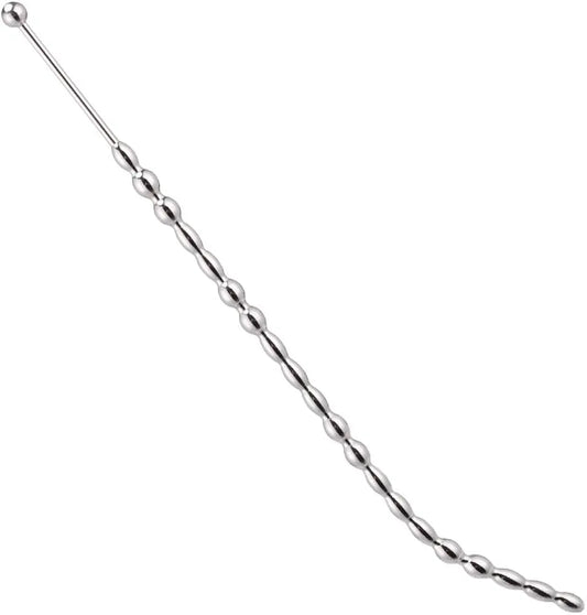 Premium Stainless Steel Multi-Bead Urethral Sound Dilator and Penis Plug for Men