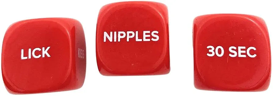 Adult Romantic Couple's Decision-Making Game Dice