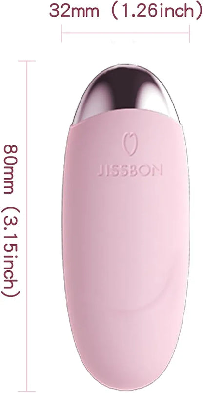 8-Mode Mini Silicone Bullet Vibrator - Wearable Personal Massager for Clitoral and Nipple Stimulation