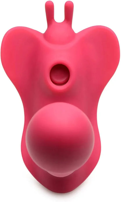 Butterfly Air-Pulse Clitoral Sucking Vibrator with Remote Control, 10 Suction Modes & 10 Vibration Patterns