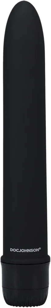 Doc Johnson Black Magic 7-Inch Multi-Speed Waterproof Vibrator - Velvet Touch ABS