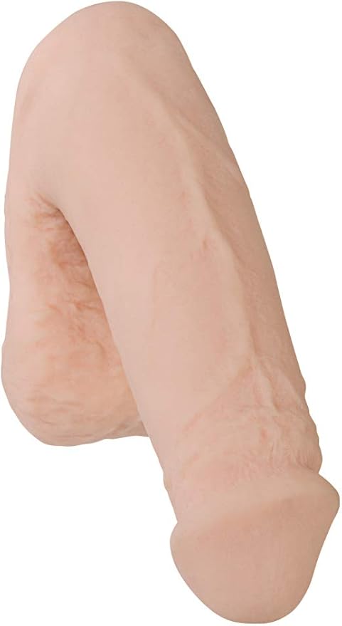 Doc Johnson Pack It Realistic Flaccid Prosthetic Penis - Caramel Lite