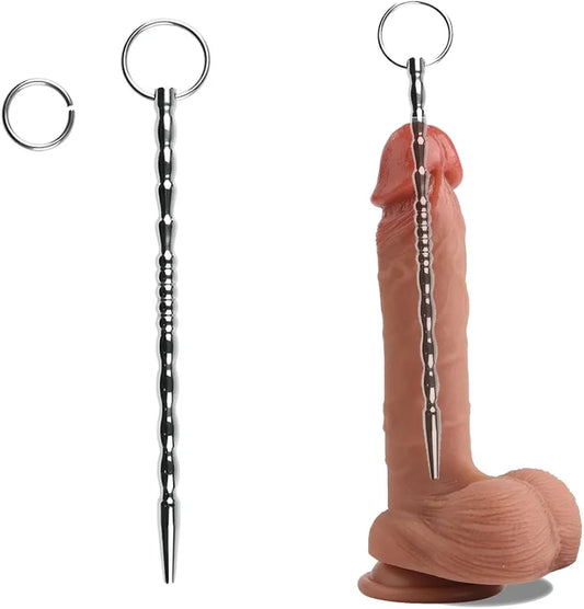 Premium Stainless Steel Urethral Sound Dilator for Men - Medical Grade Stimulation Toy
