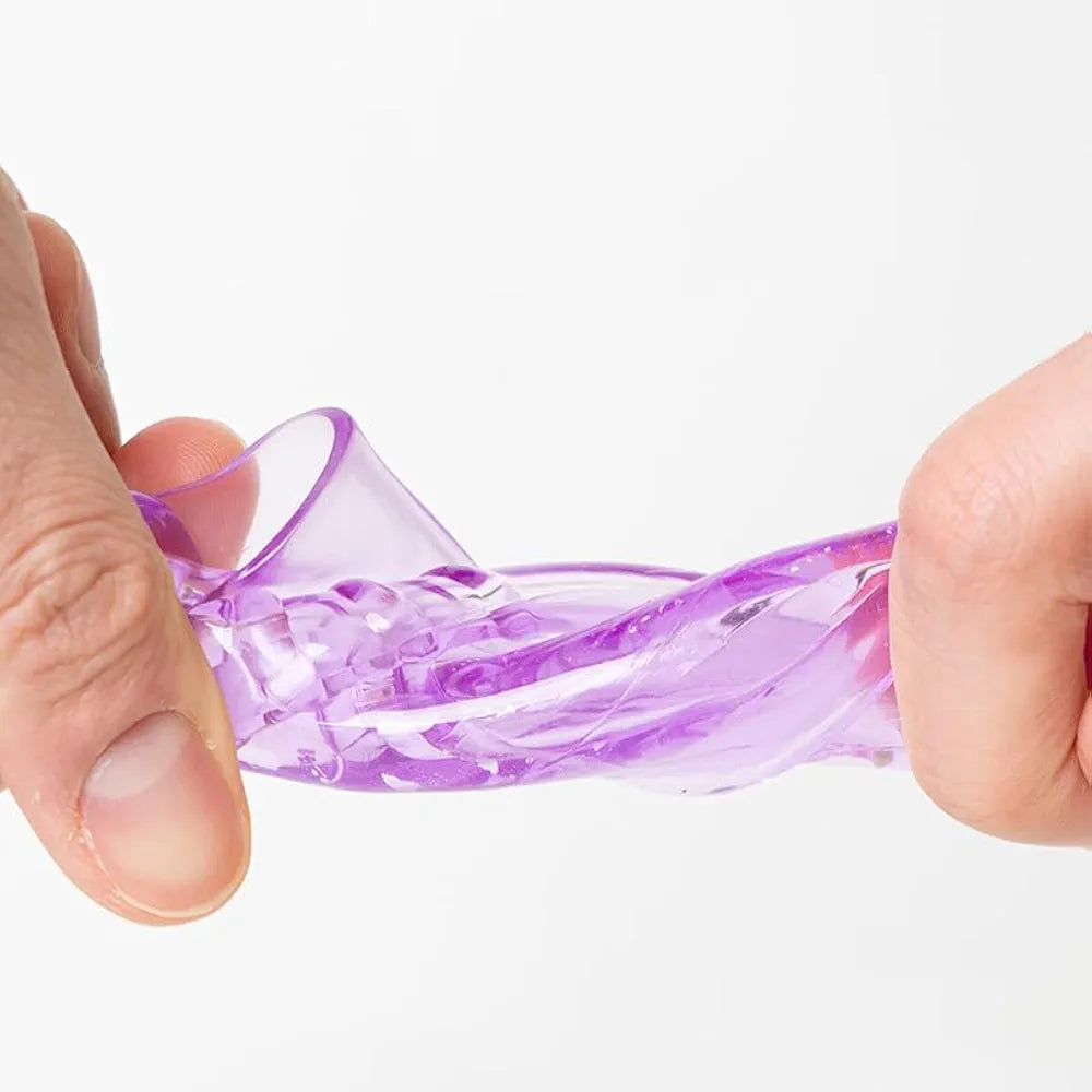 Silicone G-Spot and Clitoral Stimulator Sleeve for Couples