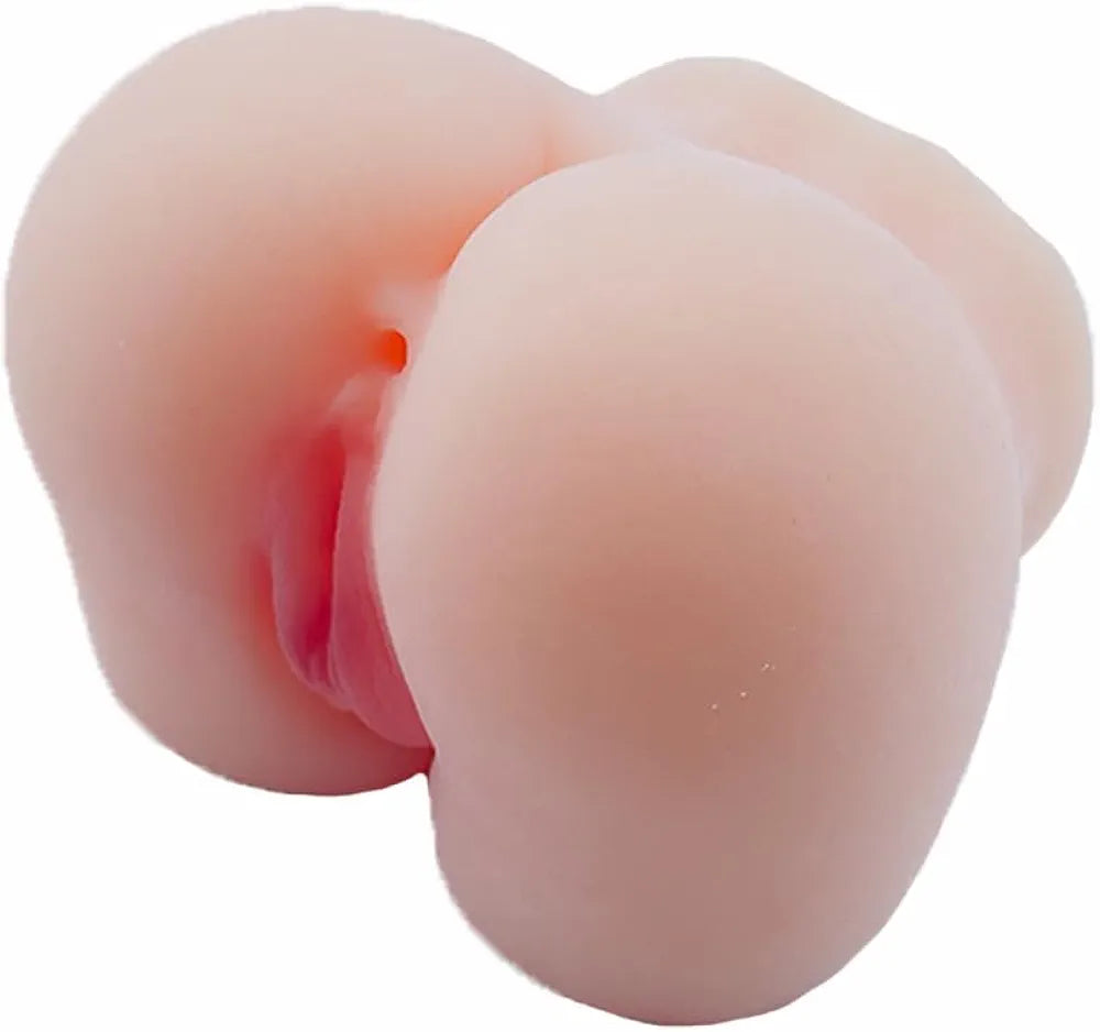 Realistic 1.3LB TPE Mini Torso Masturbator with Dual Vaginal and Anal Channels