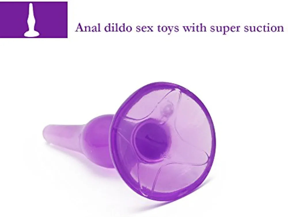 6-Piece Silicone Anal Training Set for Beginners with Prostate Massager