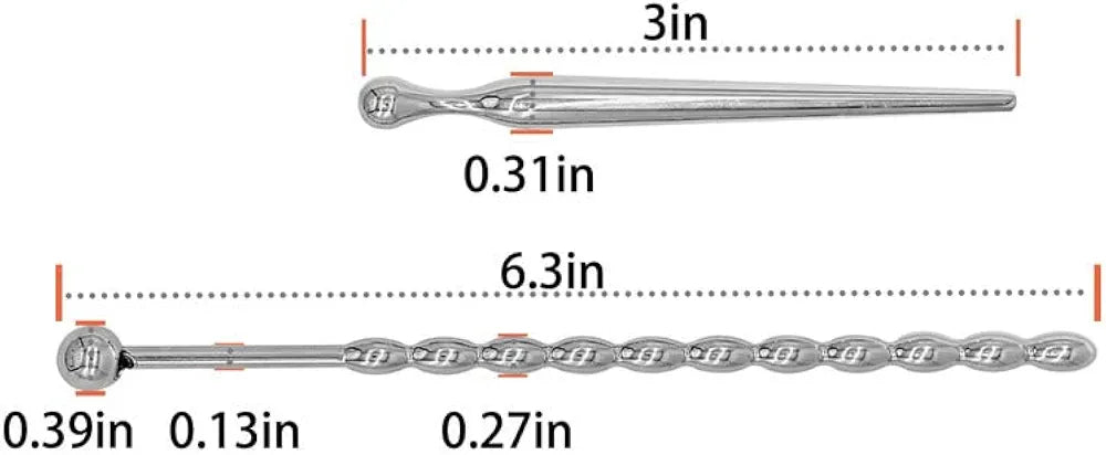 Premium Stainless Steel Urethral Plug Kit - Durable and Comfortable Bedroom Accessory