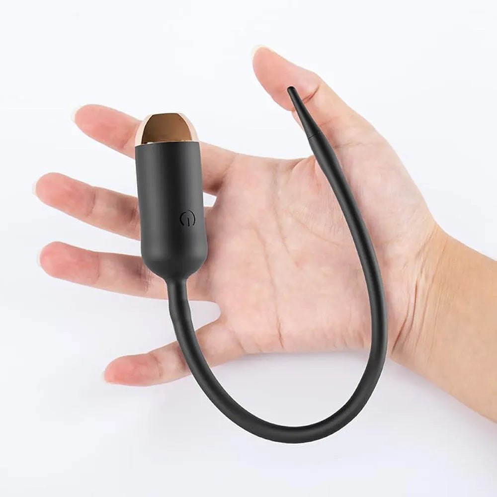 9.8-Inch Vibrating Urethral Sounding Rod and Male Penis Vibrator with Anal and Prostate Stimulation