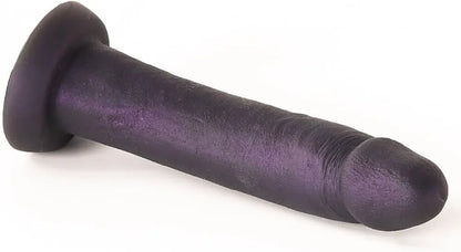 Tiny 5" Ultra-Thin Skinny Dildo - Soft, Short Mini Slim Toy for Anal Beginners, Prostate & G-Spot Stimulation, Suitable for Male and Female Pegging