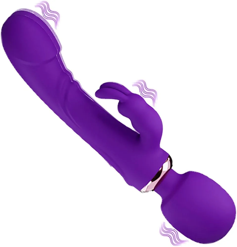10-Mode Realistic Silicone G-Spot and Clitoral Vibrator for Solo and Couples