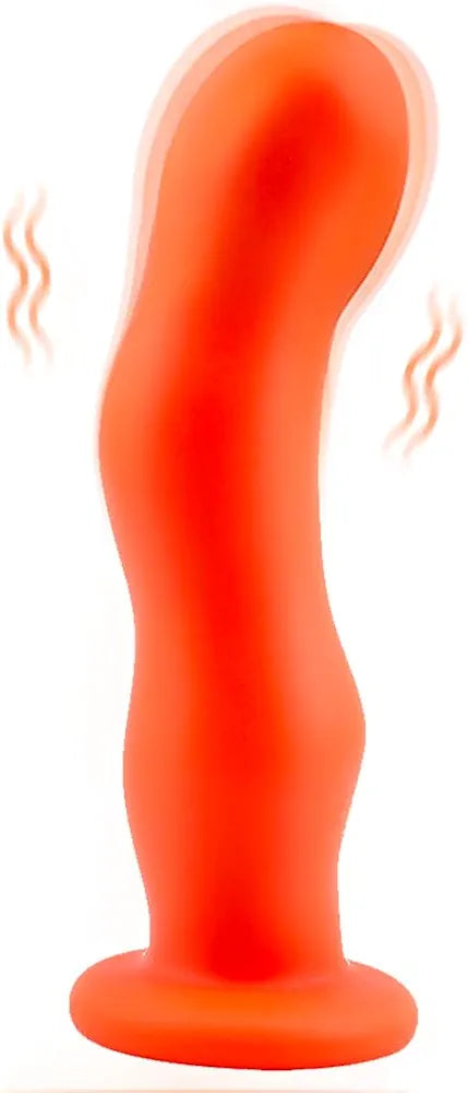 7.2-Inch Realistic Liquid Silicone Vibrating Dildo with Suction Base and 8 Vibration Modes