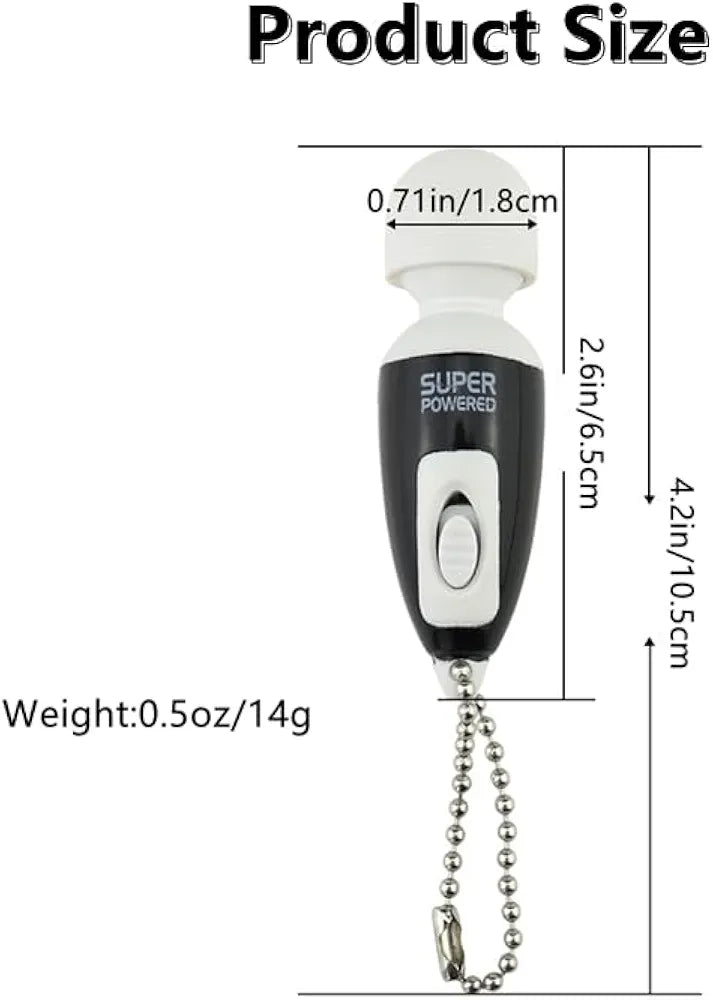 Compact Cordless G-Spot and Clitoral Wand Massager for Targeted Stimulation