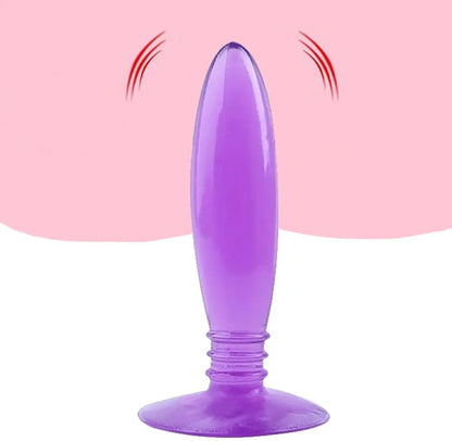 Beginner-Friendly Silicone Anal Training Plug Set with Suction Base