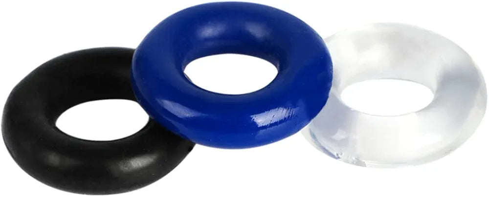 10-Piece Waterproof Silicone Penis Ring Set for Enhanced Performance and Delay